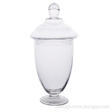 Large Glass Storage Jar for Fruit, Food, Candy, Available in Various Designs and Sizes
